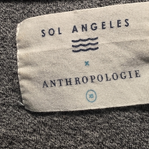 Sol Angeles Gray Tee with Blue Bird Design - Picture 2 of 5
